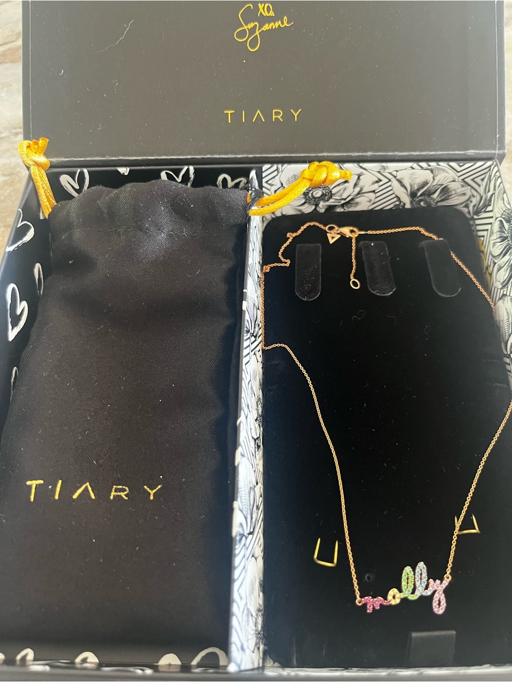 Tiary Multicolor 'autograph pave Pendant Necklace